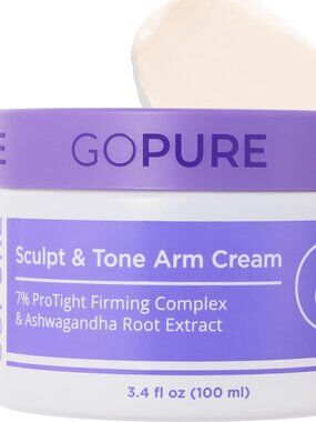 goPure Sculpt & Tone Arm Cream | Firming & Tightening - New